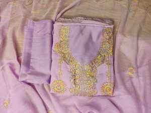 Embroidery Georgette Three Piece