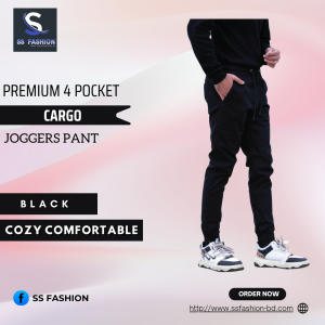 Premium 4 Pocket Jogger’s Pants ( Black )