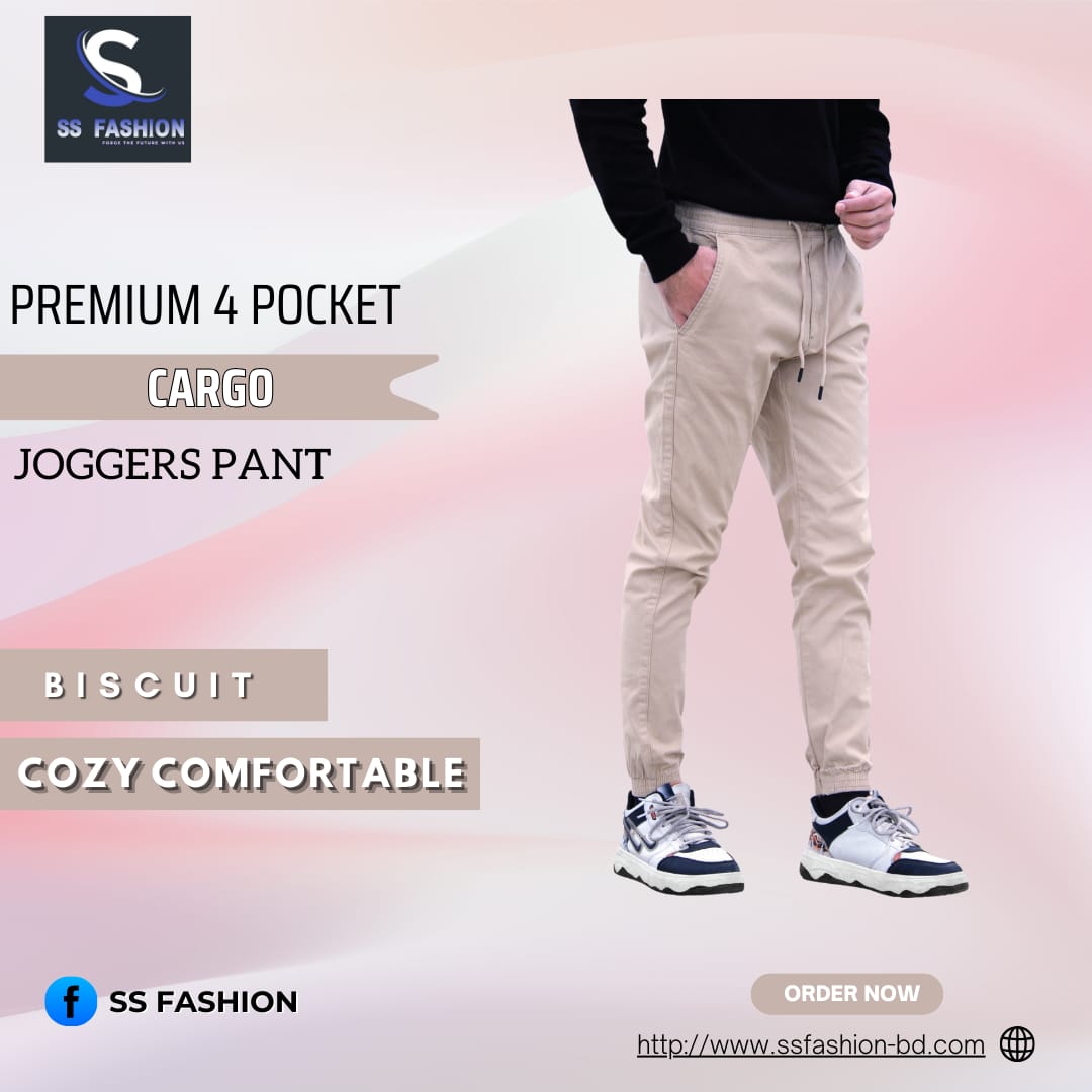 Premium 4 Pocket Jogger’s Pants (Biscut )